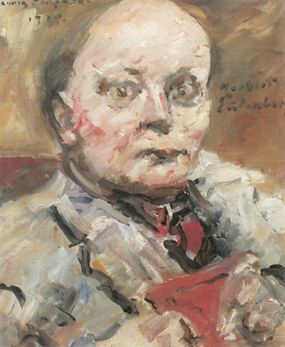 Portret van de dichter Herbert Eulenberg door Lovis Corinth